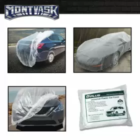 Mmo854116 2014mmotor Universal Clear Plastic Disposable Car Cover Garage Rain Dust Proof Protection