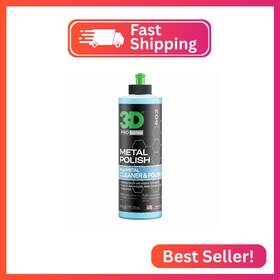 3d 602oz16 Metal Polish Heavy Duty Car For Aluminum Chrome Brass Coppe