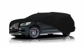 55tech 121914142444 Full Car Cover Lincoln Navigator 1998-2024 Standard Wheelbase Outdoor Uv