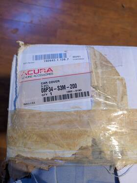 Acura 08p34-s3m-200 Genuine Oem Complete 3.2 Cl Car Cover Kit In Original Box