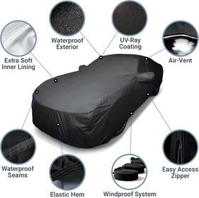 Advance Parts Fab981 Icarcover 30-layer Premium Car Cover Camaro Xk 4-series M4 Supra Size C10