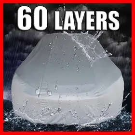 Ooo015 Advance Parts 60 Layers All Weather Heavy Duty Waterproof Car Cover