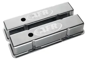 6704 Air Flow Research - Sbc Tall Alum Valve Cvr Polished With Afr Logo