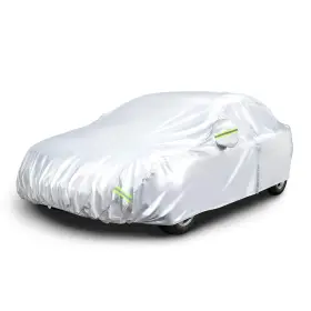 Ds-cc10 Amazon Basics Silver Weatherproof Car Cover 150d Sedans Up To 200 Inch