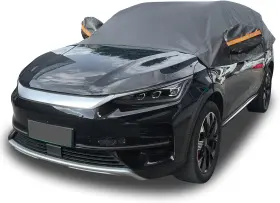 Bz-202 Ambari Half Car Cover Windshield Window Covers Suv L 184 Inch -212 Black