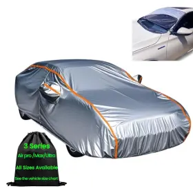 Anitant 742970500820 Durable Bright Silver Waterproof Car Cover Gift Windshield Fit Tesla M