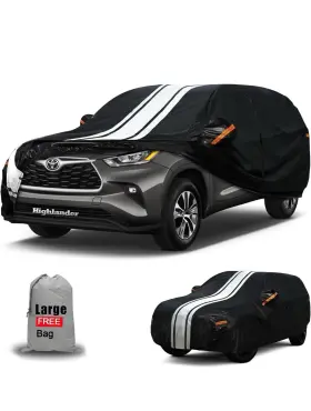 20012025 Aoulette Toyota Car Cover Custom Fit For Highlander 2001-2025 Waterproof