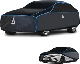 Nao-fbb-bla-s530-3xxl-0 Aoulette Hail Protector Car Cover Thick Multi-layered Eva Gift Windshield Sun Shade Black