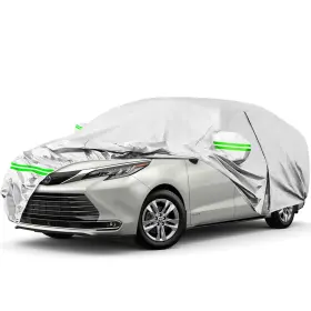 Txjs-1s5 Arojak Waterproof Car Cover Replace For 2003-2023 Toyota Sienna Minivan 190t All Wea
