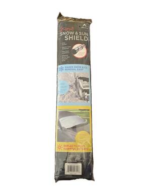 Artic-x 857384007046 Attic-x Universal 2-in-1 Sun And Snow Shield. Double Layer Easy Hook Install.new