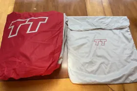 Zaw400106 Audi 1998-2006 Mk1 Tt Roadster Car Cover Red And Silver Logo - Oem