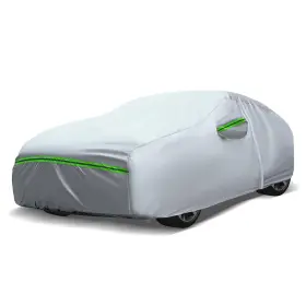 Cly-jc508 Auqdd 6-layers Premium K3 - Sedan Fits Size 188 Inch -198 Silver Car Cover