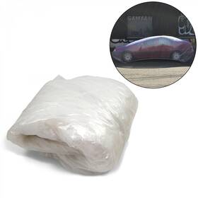 Auto Accessory Direct Zhs7e1b6 10 Pack Clear Plastic Temporary Universal Disposable Car Cover Rain Dust Garage