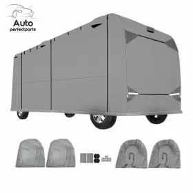Aup2907618 Auto-perfectparts Class A Rv Cover 40ft-43ft Anti-uv Water-proof With 2pcs Straps And 4 Tire Covers