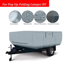 Yi132687y Auto-yictory Waterproof Snow For Pop Up Folding Camper Rv Cover Tear-proof Fit 8 Inch - 10