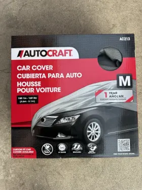 Ac213 Autocraft New In Box Gray Car Cover #ac213 Fits Most Medium Size Cars 15 - 16