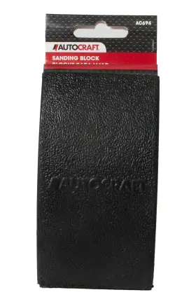 Ac694 Autocraft Auto Body Repair Sanding Block Rubber 4.92 Inch X 2.68 Model Number