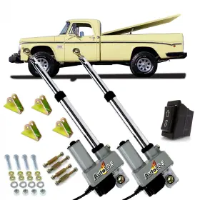 323794 Autol C Power Accessories 59-64 Dodge Truck Tonneau Cover Lift Kit Mounting Brackets And 3 Way Switch