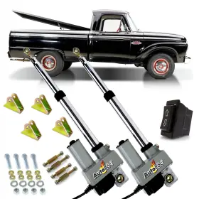 323795 Autol C Power Accessories 61-66 Ford Truck Tonneau Cover Lift Kit Mounting Brackets And 3 Way Switch