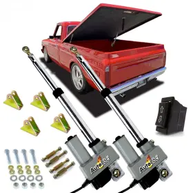 323799 Autol C Power Accessories 60-87 Chevy Truck Tonneau Cover Lift Kit Mounting Brackets 3 Way Switch