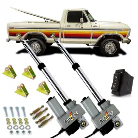 323800 Autol C Power Accessories 53-56 Ford Truck Tonneau Cover Lift Kit Mounting Brackets And 3 Way Switch