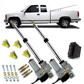 323803 Autol C Power Accessories 87-99 Chevy Truck Tonneau Cover Lift Kit Mounting Brackets And 3 Way Switch