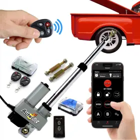 9843 Autol C Power Accessories 12v Remote Control Tonneau Cover Kit With Programmable Motor Module
