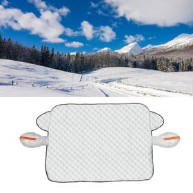 Automall Tech 672668995570 Car Windshield Cover Thick Magnetic Snow Sun Shade Uv Protector For Suvs