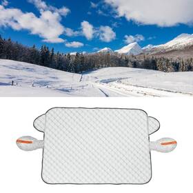 Automall Tech 672668995594 Windscreen Cover With Reflective Strip For Suv Snow Sun Shade Uv Protector