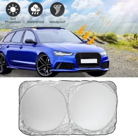 Automall Tech 723115119572 190x90cm 75x35 Inches Auto Windshield Snow Cover For Vehicle Trucks Van Suv