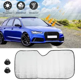 Automall Tech 723115119596 140x70cm 55x28 Inches Auto Windshield Snow Cover For Vehicle Trucks Van Suv