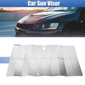 Automall Tech 734301081269 Car Sun Shade Front Windshield Interior Anti-uv Against Heat Rays 130x70cm