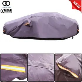 Apo85336 Autoooparts Full Car Cover A5 Waterproof Rain Snow Heat Uv Dust Resistant Outdoor And Indoor