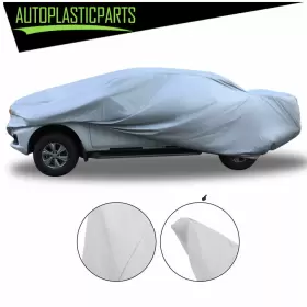 Apc1609846tt Autoplasticparts Breathable Waterproof Full Car Cover Fit For Outdoor Sun Snow Dust Scratch Rain