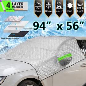 Autoxbert 10i06626efus Car Windshield Cover Protector Winter Snow Ice Rain Frost Guard Sun Shade Truck