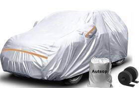 Autsop 431220948643 Suv Cover Waterproof All Weather 12-layer Outdoor Heavy Duty 193-200 Inch