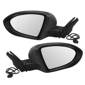 17a857508ak9b9 Auxito 1/2x Mirrors Heated For Volkswagen Jetta 2019-2023 Gray Driver And Passenger Side