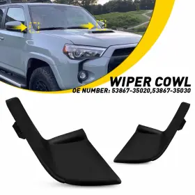 53867-35020 Auxito For 2010-2023 Fender 4runner Toyota Right Left To Cowl Hood Side Seal