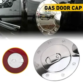 Yxg-silverado-07-13c Auxito Autoparts For 2007-2011 - 2013 Chevy Silverado Gmc Sierra 1500 Chrome Fuel Gas Door Cover