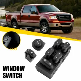 Cckg-f150-04-08 Auxito Master Power Window Mirror Door Lock Switch For 04-08 Ford F-150 Lincoln Mark Lt