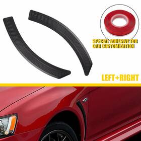 Auxito Cyzs-lancer-02-16 2pcs Exterior Fender Body Side Vent Trim Cover For 02-16 Mitsubishi Lancers Evo
