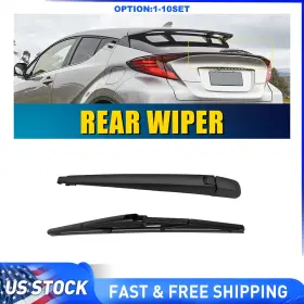 Hygq-chr-18-22 Auxito Rear Wiper Arm And Blade For 2018-2022 Toyota C-hr 85241-10040 85242-f4010 1-10x Hygq-chr-18-22 Auxito Rear Wiper Arm And Blade For 2018-2022 Toyota C-hr 85241-10040 85242-f4010 1-10x