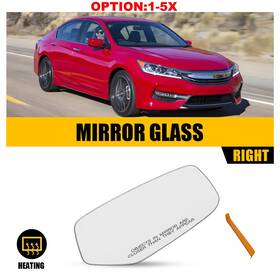 Auxito Jrhsj-accord-13-17 Mirror Glass Heated Passenger Right Side 1-5x For 13-17 Honda Accord 76203t2ga11