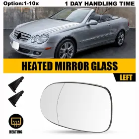 Jrhsj-clk320-03-05 Auxito For Mercedes Clk320 Benz Clk350 Clk500 Clk63 Exterior Mirror Driver Glass Side