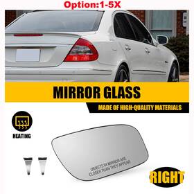 Auxito Jrhsj-e320-07-09 Right Passenger Side Heated Mirror Glass Clear For 2007 2008 2009 Mercedes E320