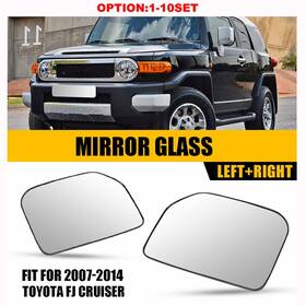 Auxito Jrhsj-fj-07-14 Left Right Non-heated Side Mirror Glass For Toyota Fj Cruiser 2007 2008 2009-14