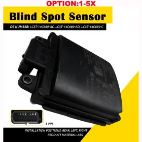 Lc3z-14c689-c Auxito Sensor Blind Spot Monitor Alert Radar Unit Rear Abs For 2020 2021 Ford Explorer