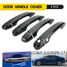 Mbsg-accord-18-22 Auxito Front Rear Right Left For 2018-2022 Honda Accord Door Cover Handle Carbon Fiber