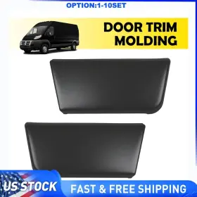 Mxfzt-promaster-14-18-b Auxito For Ram Promaster 1500-3500 14-18 Front Door Lh Rh Side Body Trim Molding 2-20x