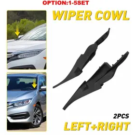 Ygdlb-civic-16-20 Auxito For Honda Civic 2016-2020 Front Windshield Wiper Cowl Extension Cover Trim 2-20x